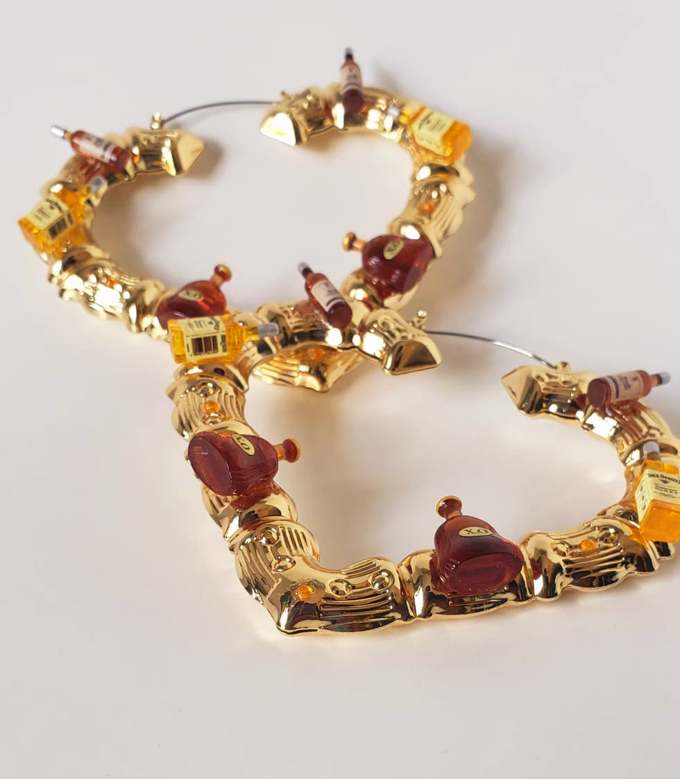 Gold-plated Hoop Earrings After Hours