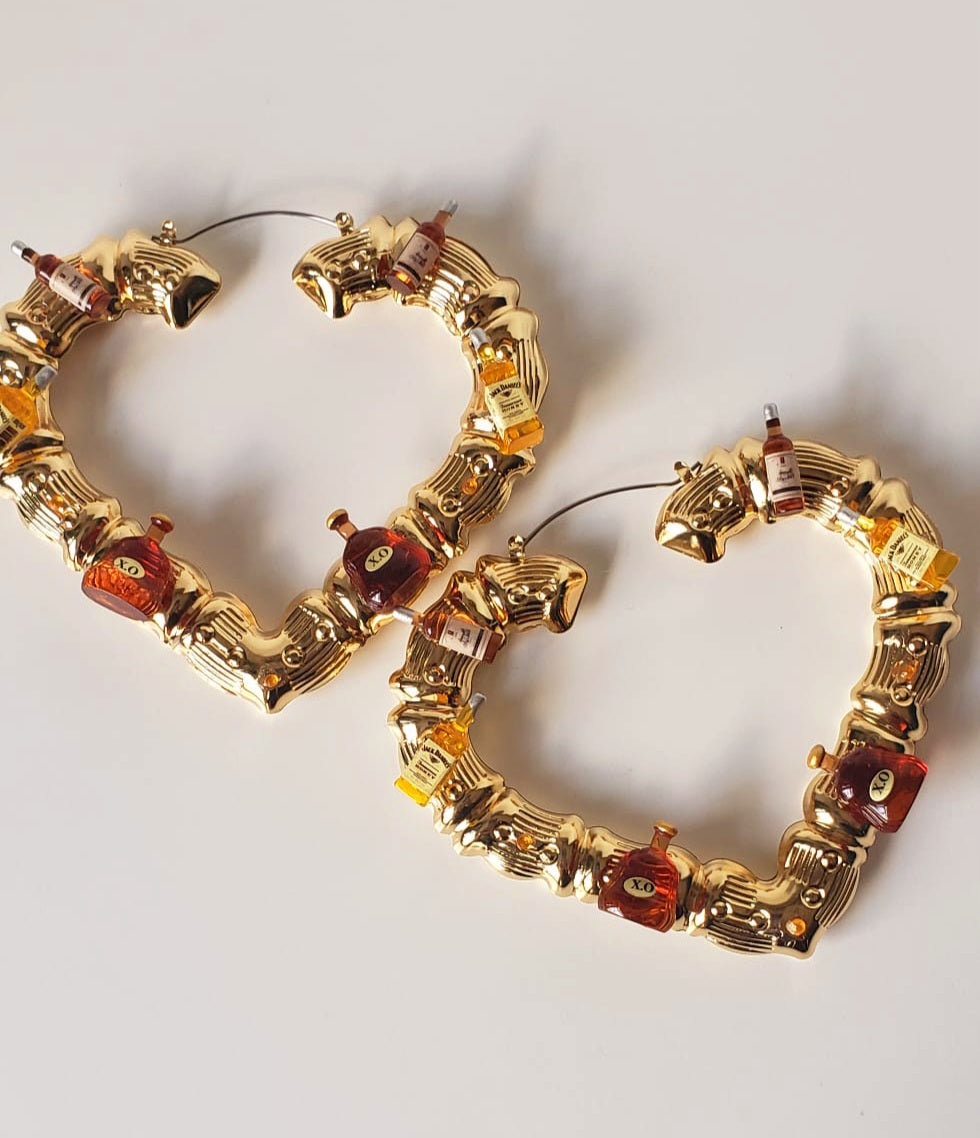 Gold-plated Hoop Earrings After Hours