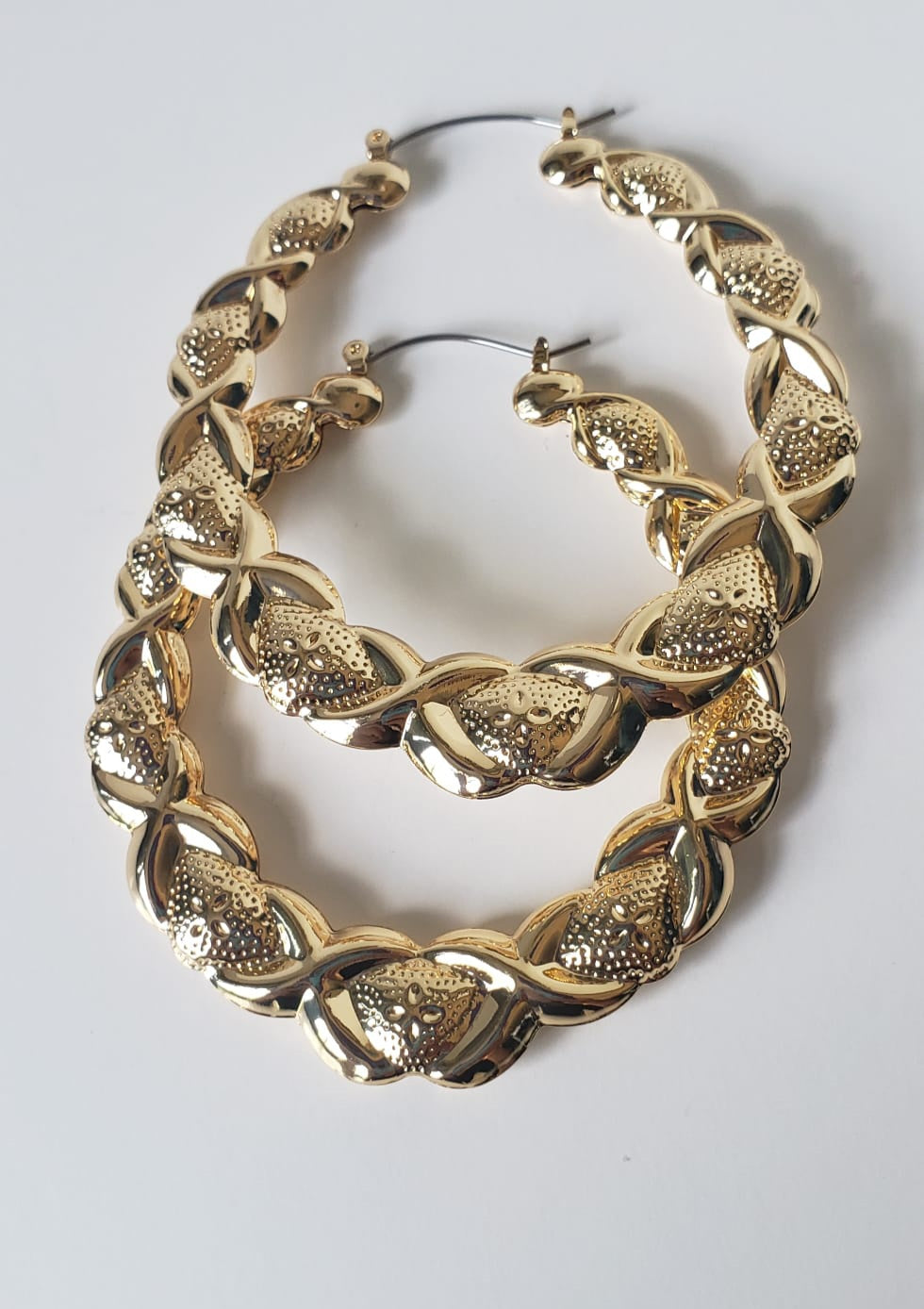 Gold-plated XOXO Hoop Earrings
