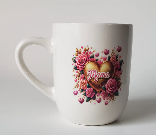 Mother Day Mugs Heart Shaped design 12oz